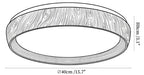 Novera Grain Ring Ceiling Light