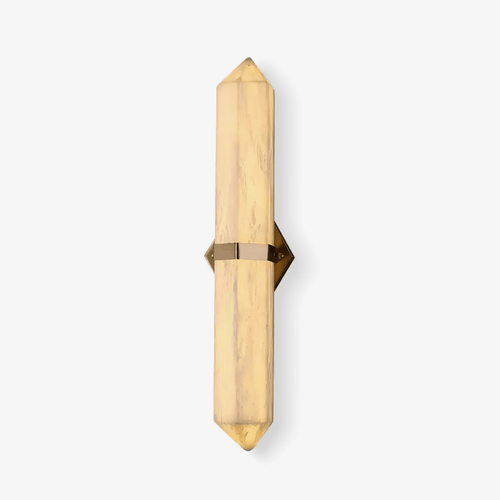 Alabaster Obelisk Wall Sconce