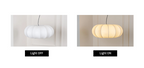 Oblate Silk Pendant Lamp