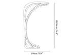 Obsidian Curve Floor Lamp