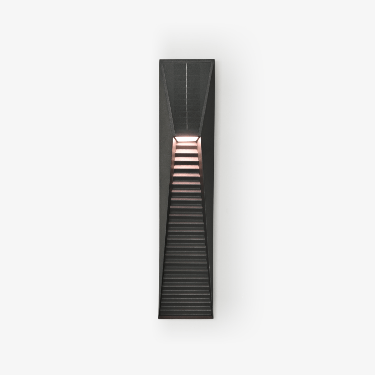 Obsidian Path Solar Outdoor Wall Light