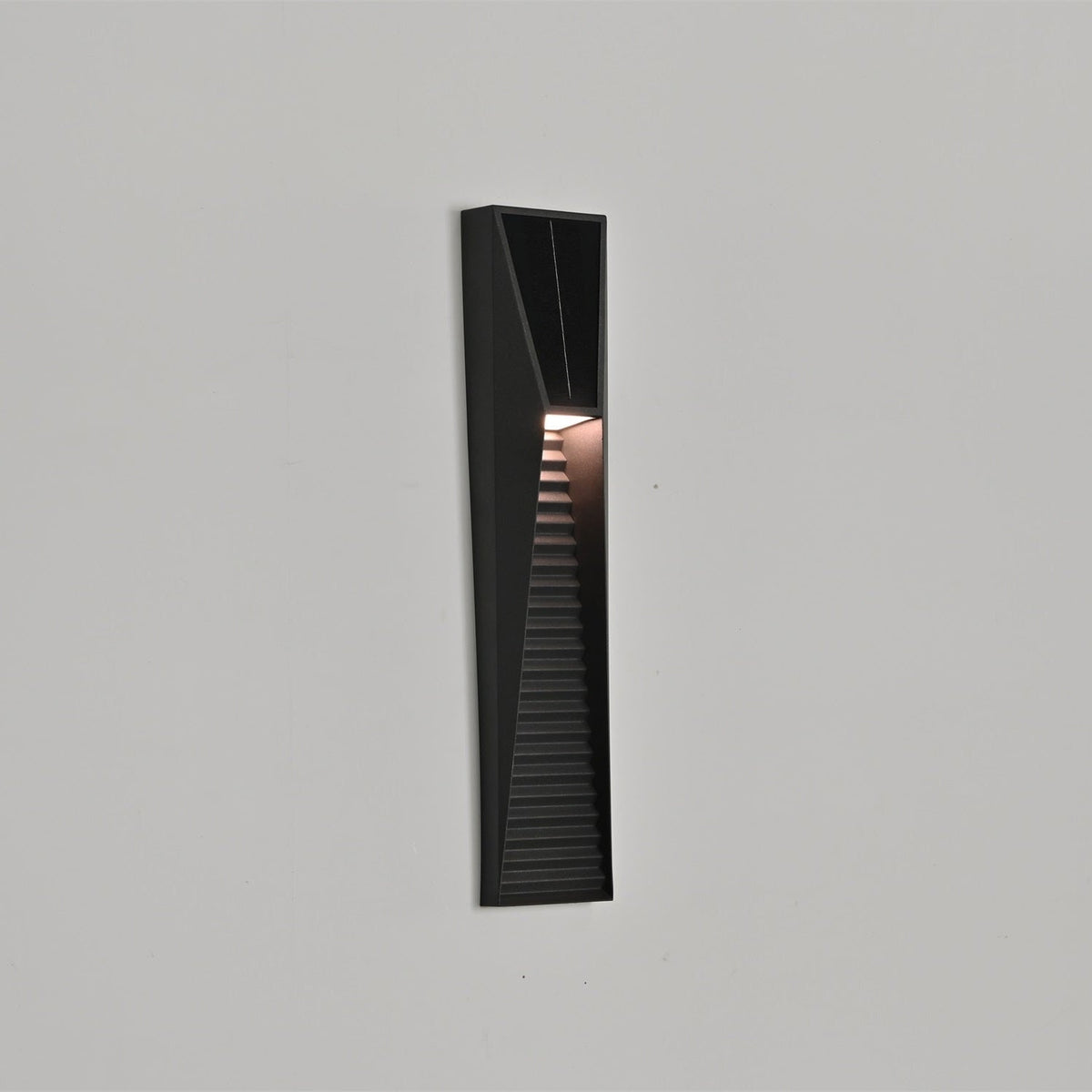 Obsidian Path Solar Outdoor Wall Light