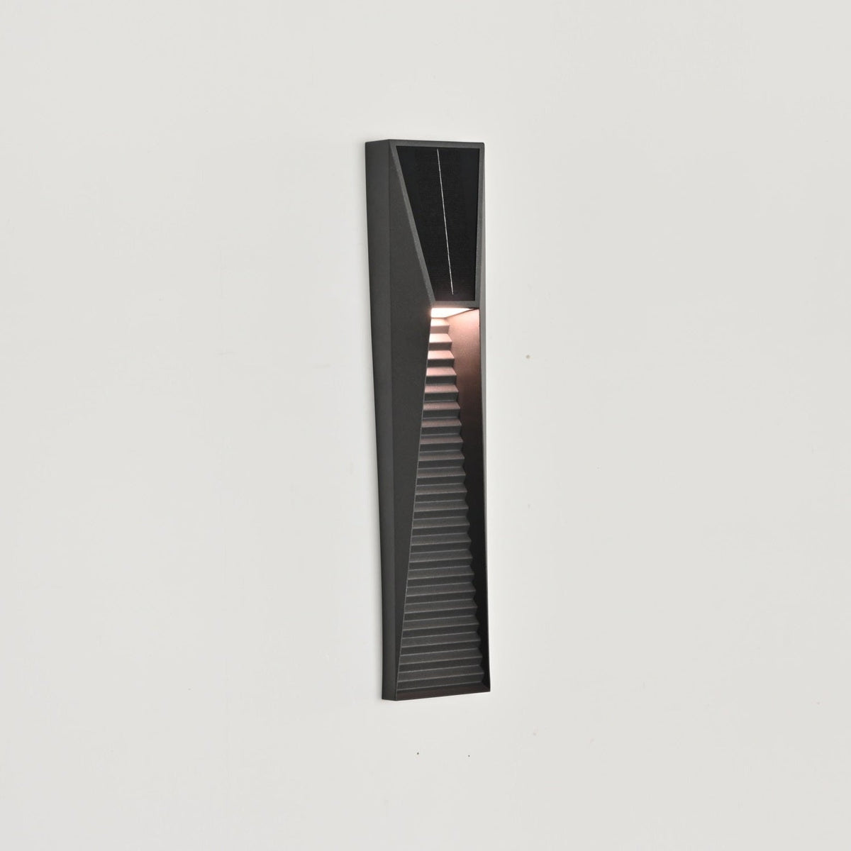 Obsidian Path Solar Outdoor Wall Light