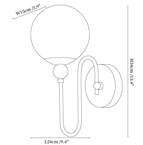 Odette Loop Wall Sconce