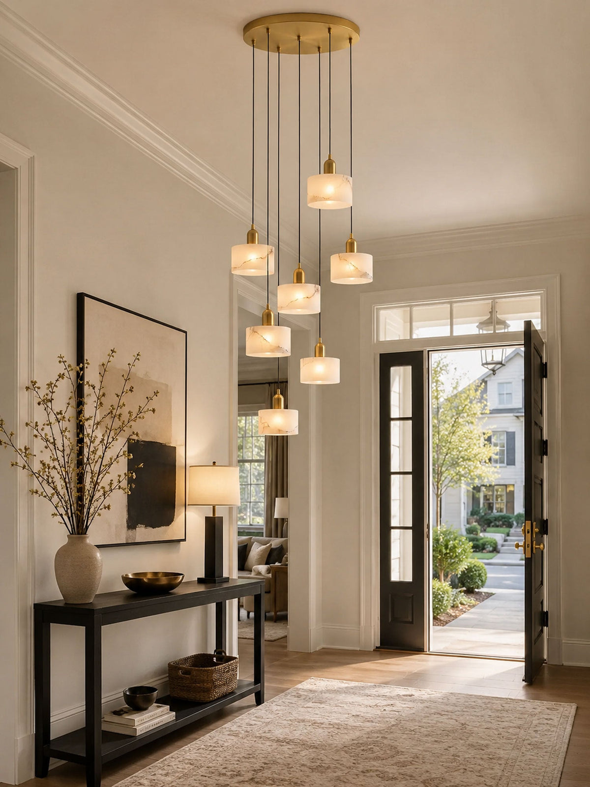 Odyssey Alabaster Pendant Light