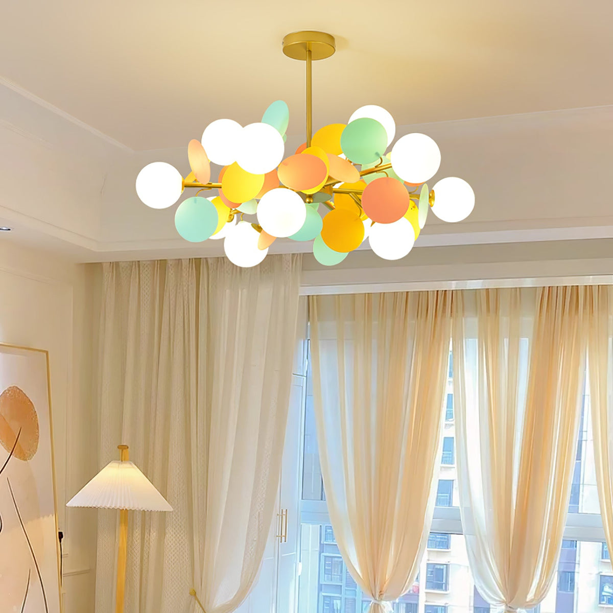 Off White Tree Chandelier