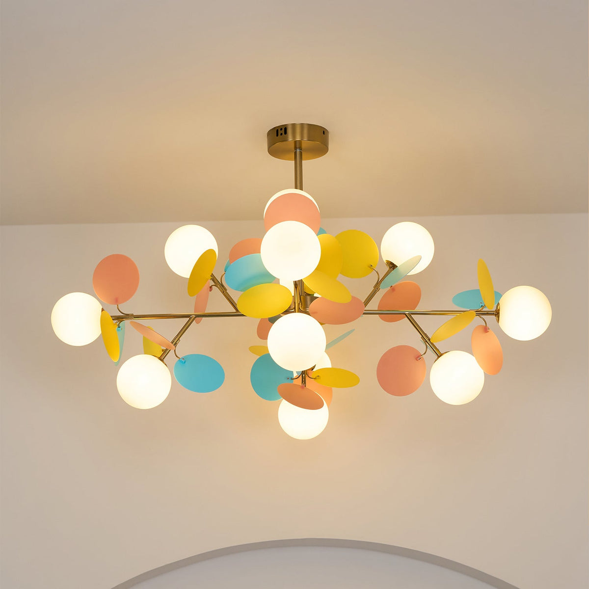 Off White Tree Chandelier