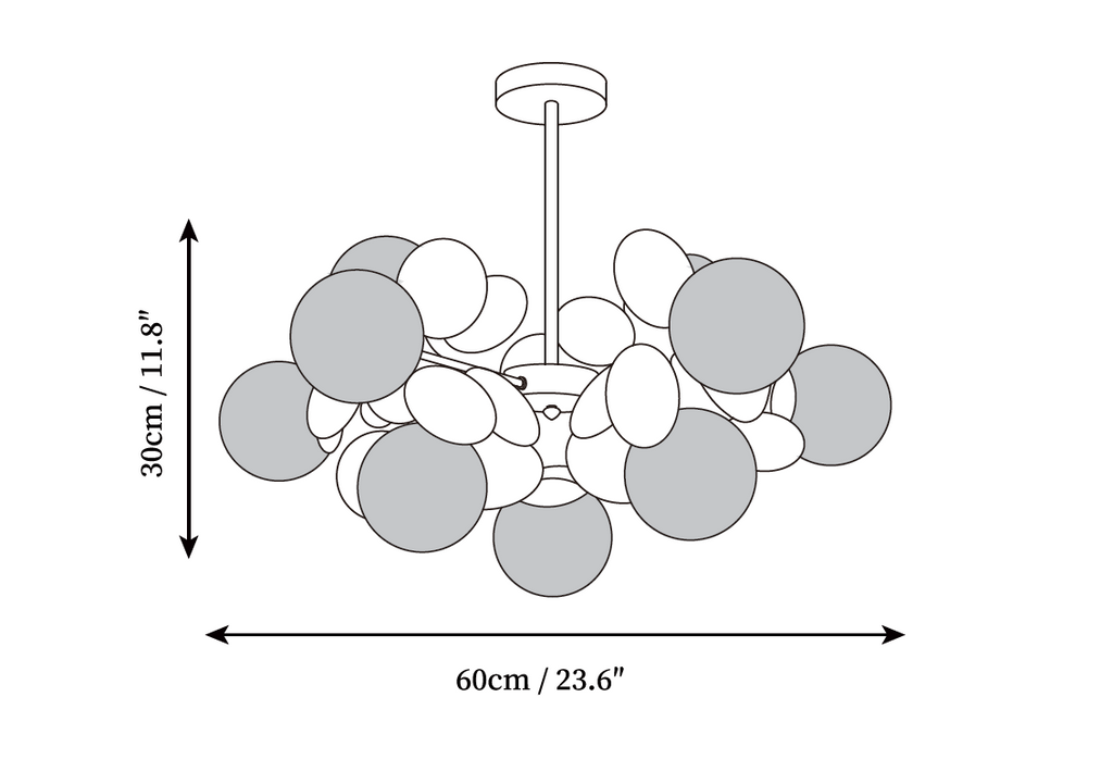 Off White Tree Chandelier