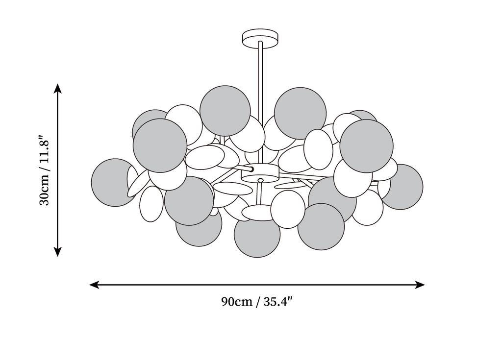 Off White Tree Chandelier