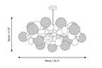 Off White Tree Chandelier