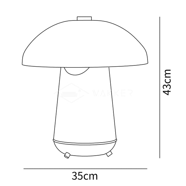 Ogno Mushroom Table Lamp