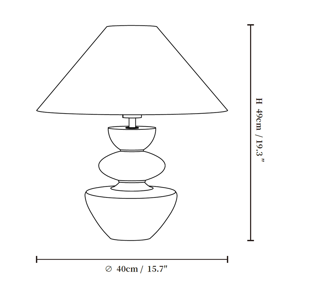 Ombra Totem Table Lamp