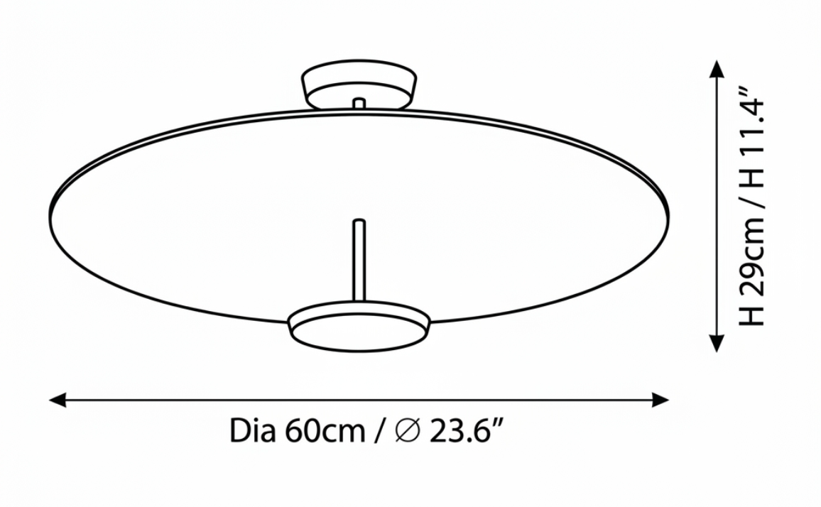 Omi Disc Ceiling Light