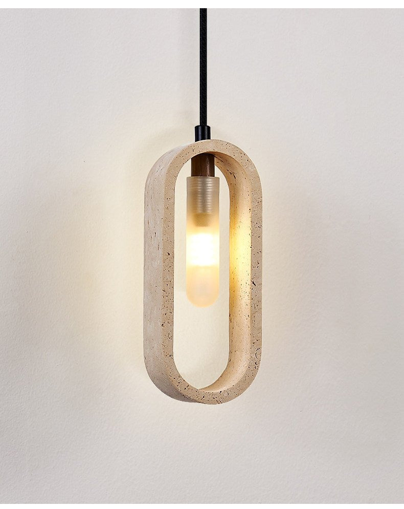 Onda Travertine Pendant Light