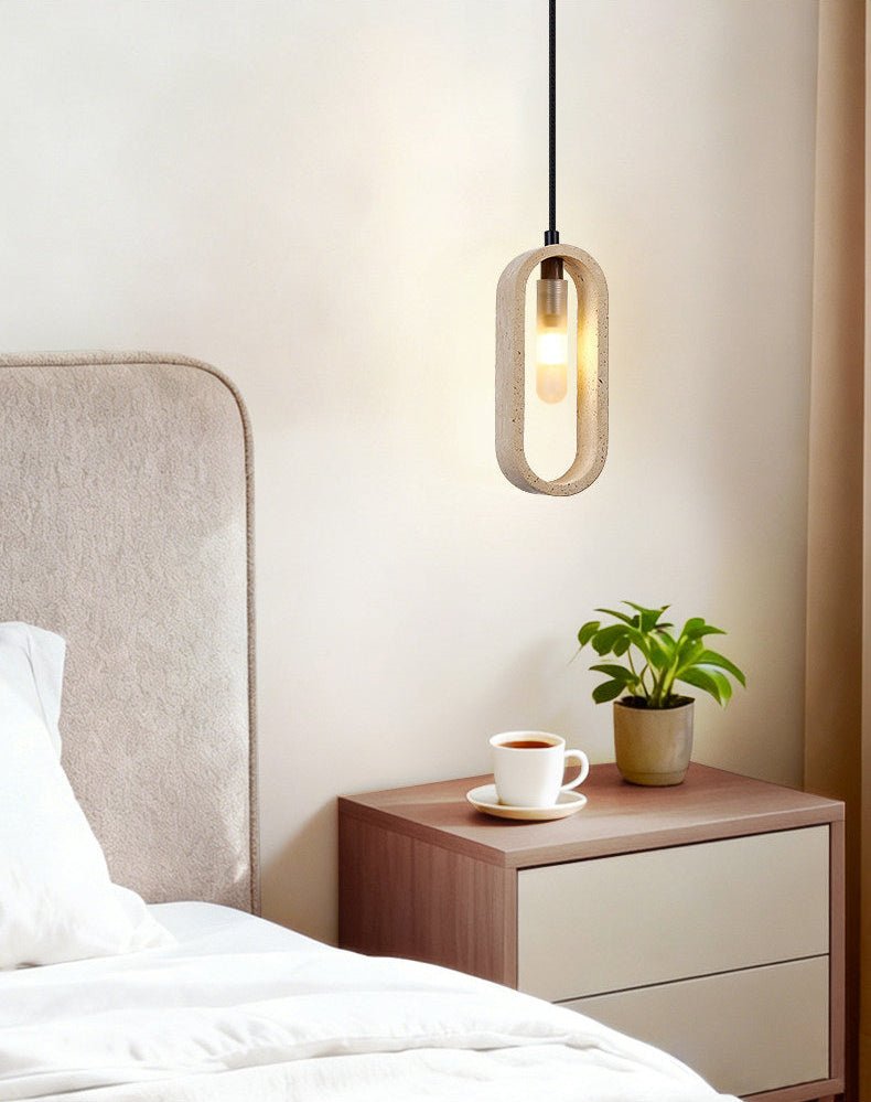 Onda Travertine Pendant Light