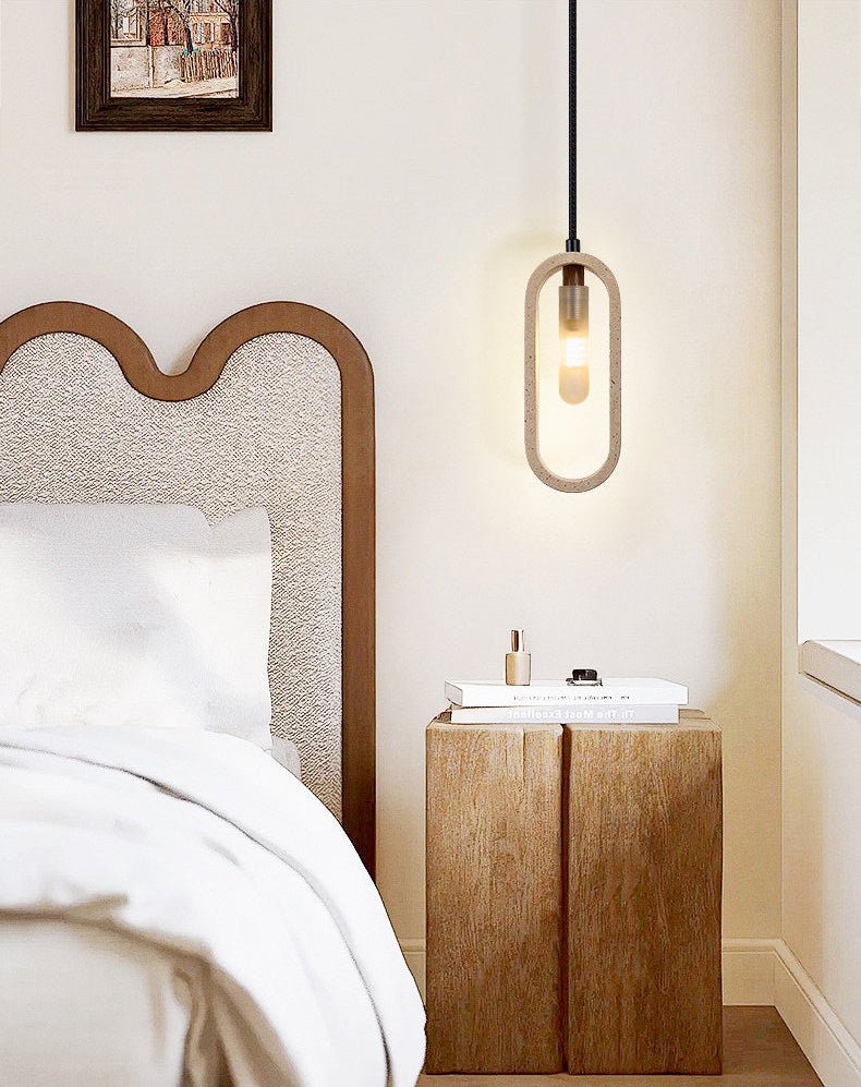 Onda Travertine Pendant Light
