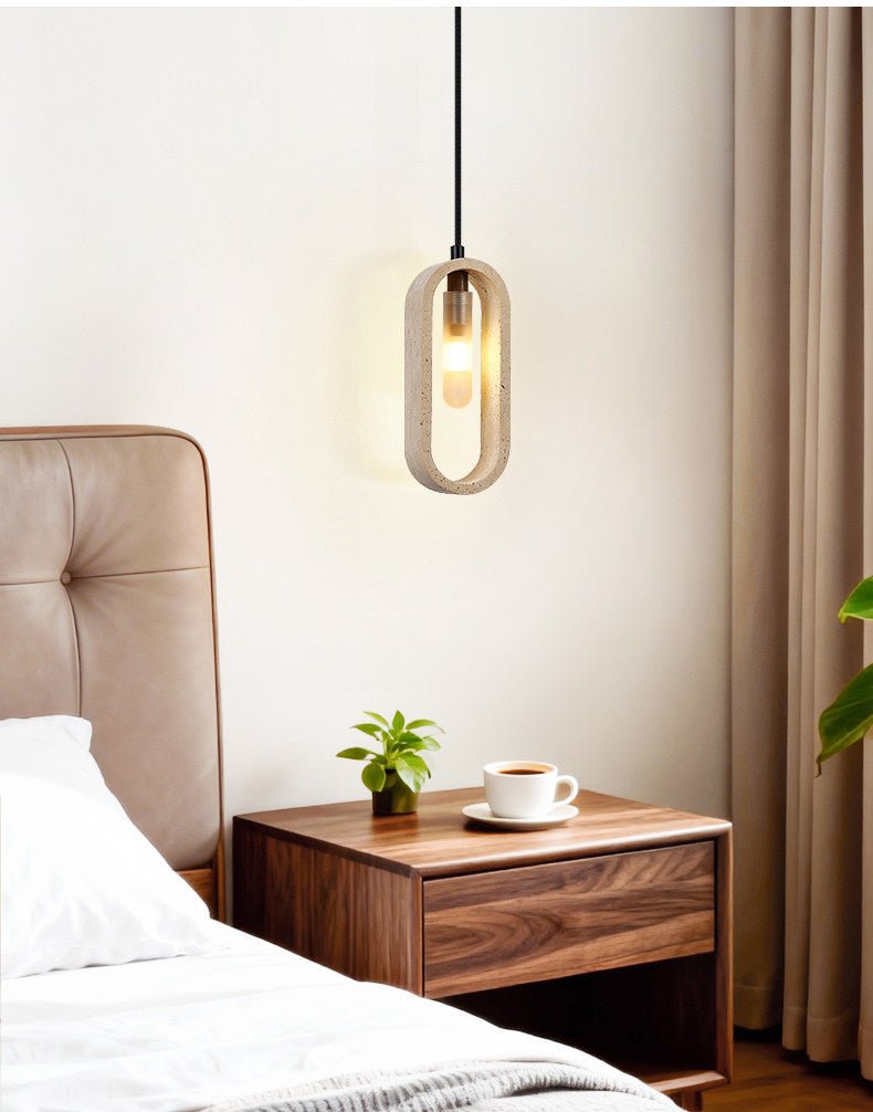 Onda Travertine Pendant Light