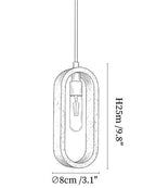 Onda Travertine Pendant Light