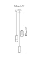 Onda Travertine Pendant Light