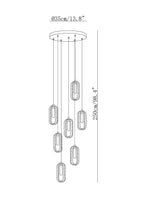 Onda Travertine Pendant Light