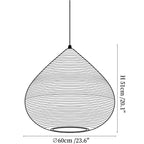 Onion Shape Paper Pendant Light
