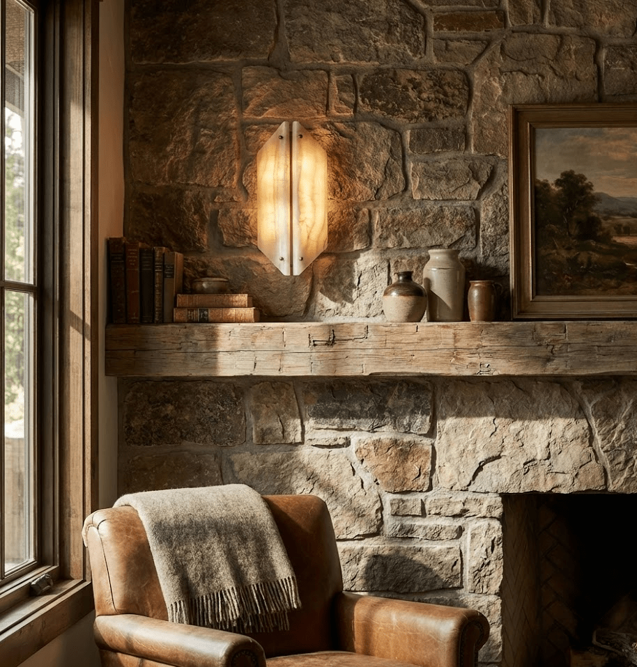 Onyxa Crest Wall Lamp