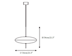 Opal Disc Suspension Lamp