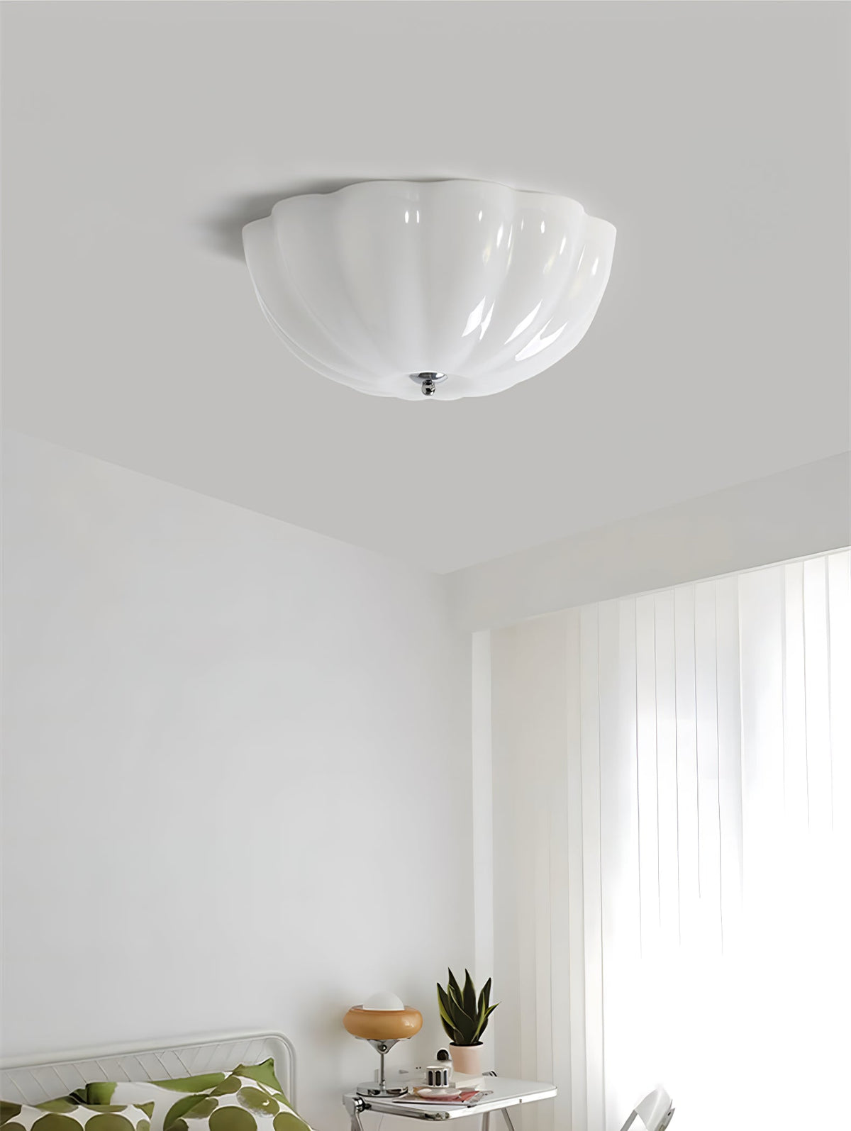 Opal Shell Ceiling Lamp