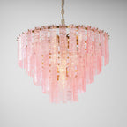 Opalora Pink Murano Chandelier