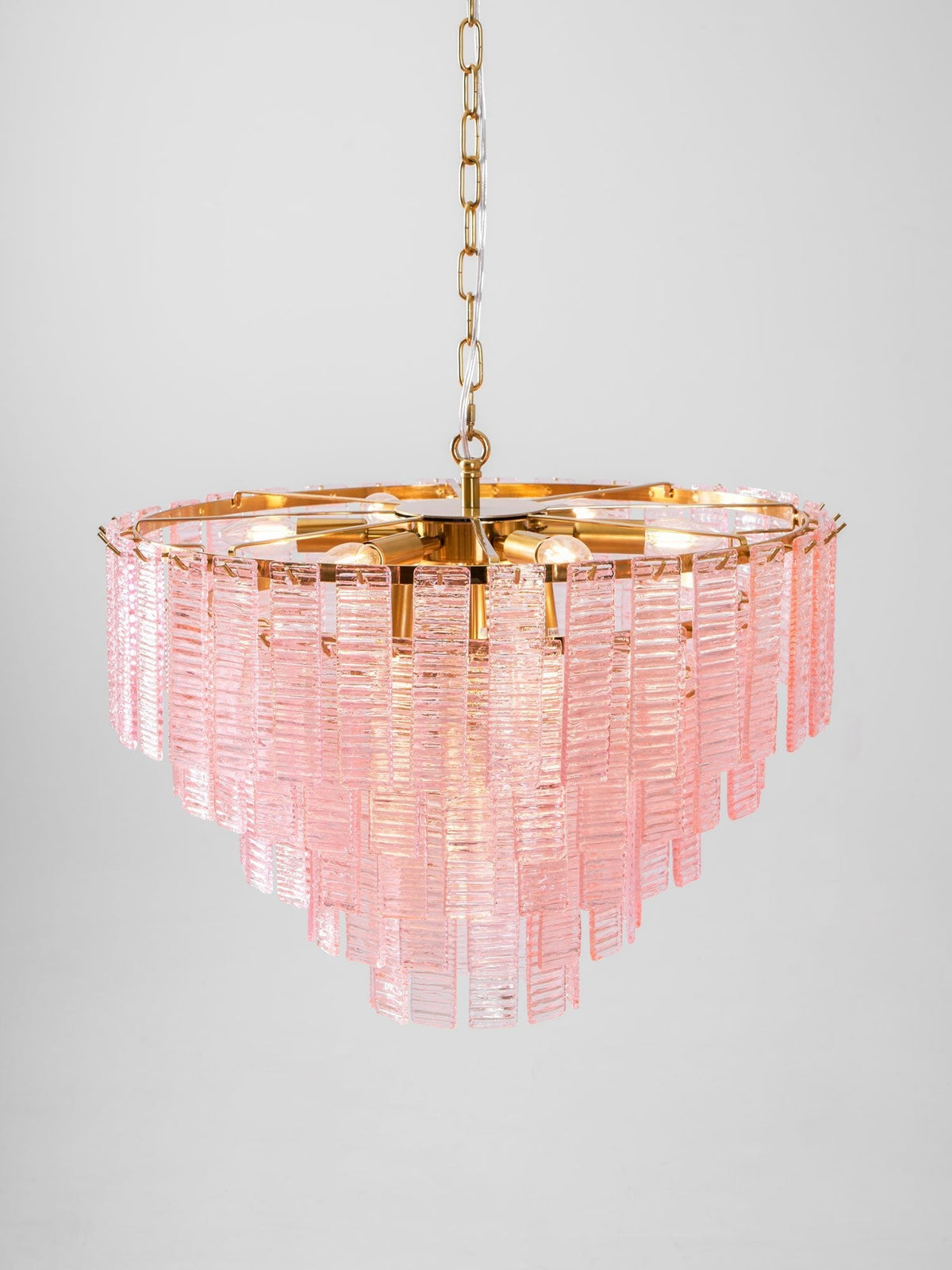 Opalora Pink Murano Chandelier