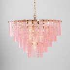 Opalora Pink Murano Chandelier