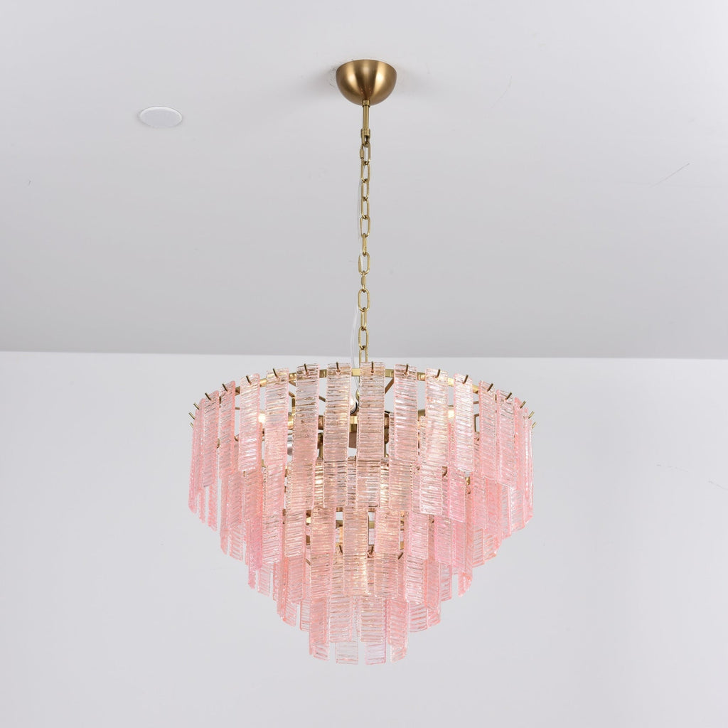 Opalora Pink Murano Chandelier