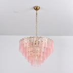 Opalora Pink Murano Chandelier