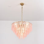 Opalora Pink Murano Chandelier