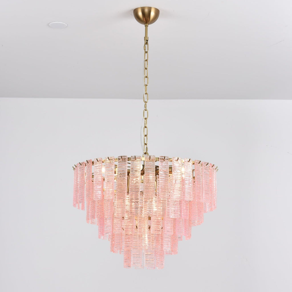Opalora Pink Murano Chandelier