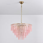 Opalora Pink Murano Chandelier