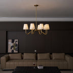 Opaluxe Brass Chandelier