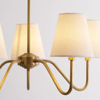 Opaluxe Brass Chandelier