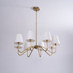 Opaluxe Brass Chandelier