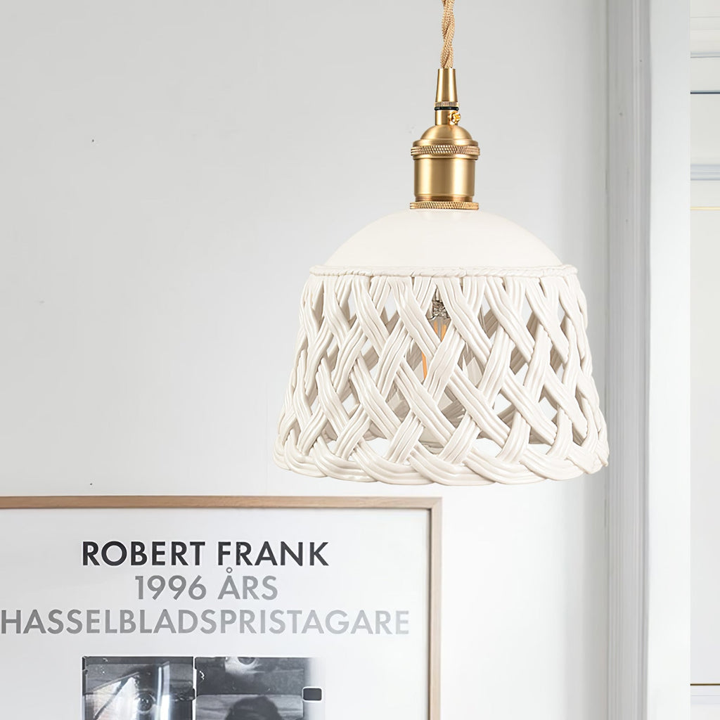 Miira Brass Pendant Swag Light