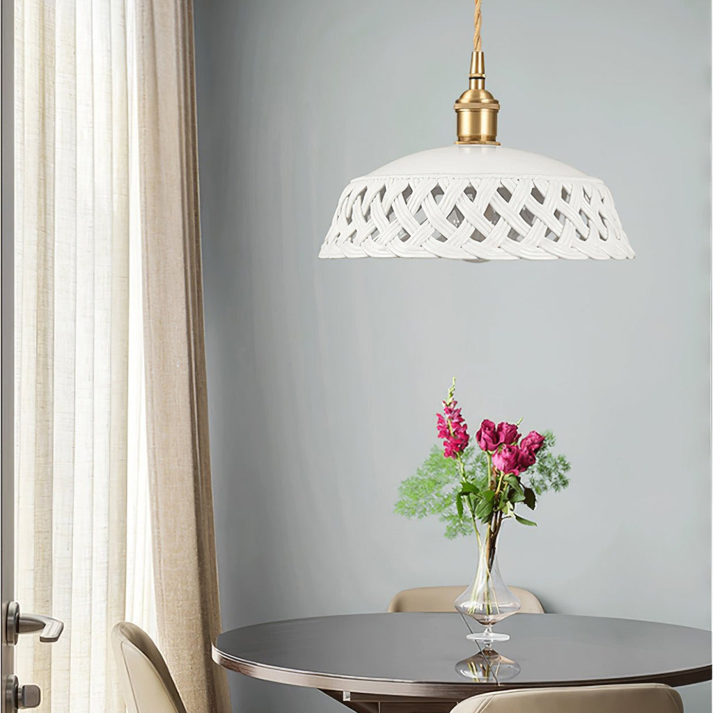 Miira Brass Pendant Swag Light
