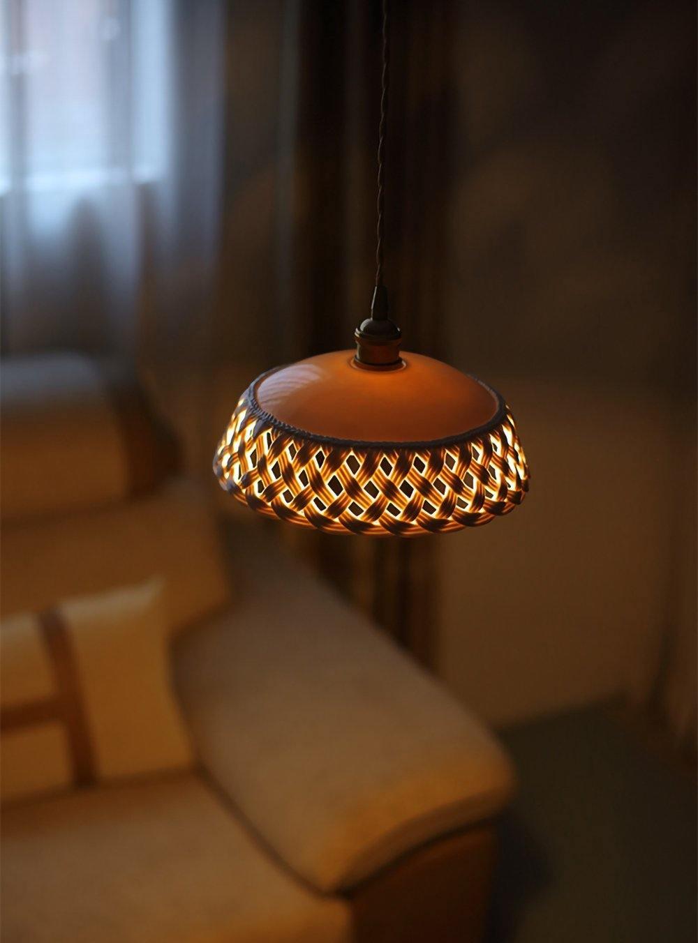 Miira Brass Pendant Swag Light