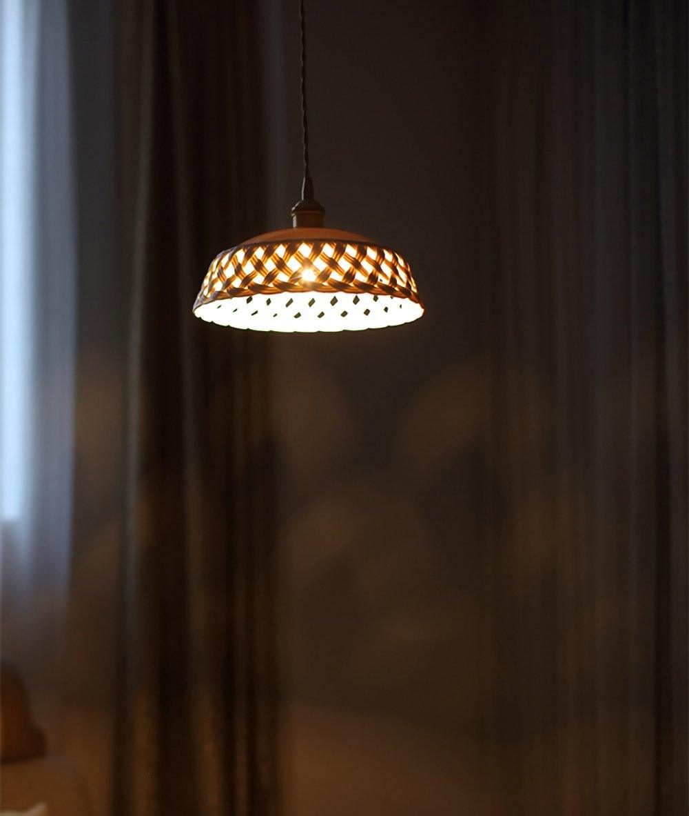 Miira Brass Pendant Swag Light