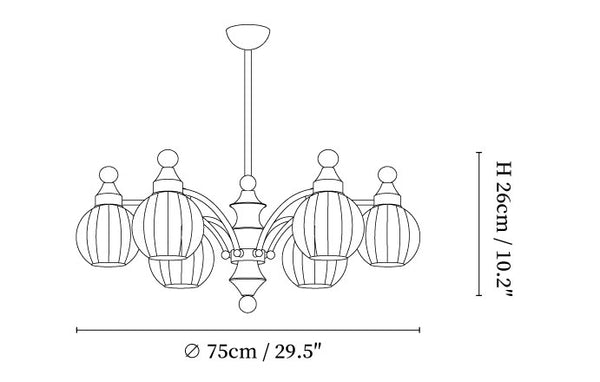 Ophelia Blossom Chandelier