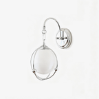 Orb Cage Semi Wall Lamp