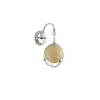 Orb Cage Semi Wall Lamp