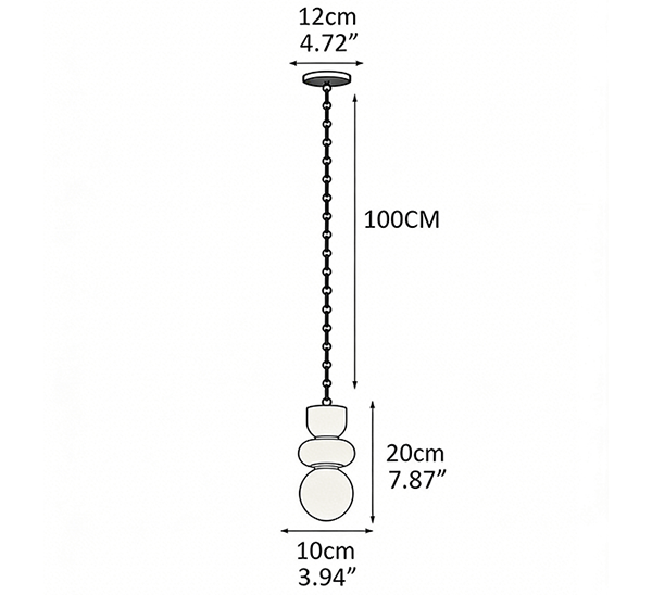 Orba Chain Chandelier