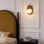 Orba Walnut Plug - in Wall Lamp