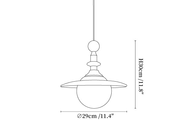 Orben Globe Pendant Light