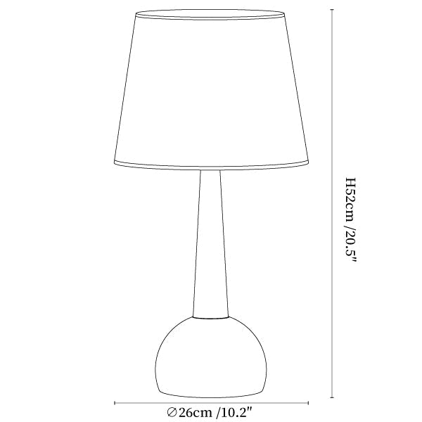 Orben Wood Table Lamp